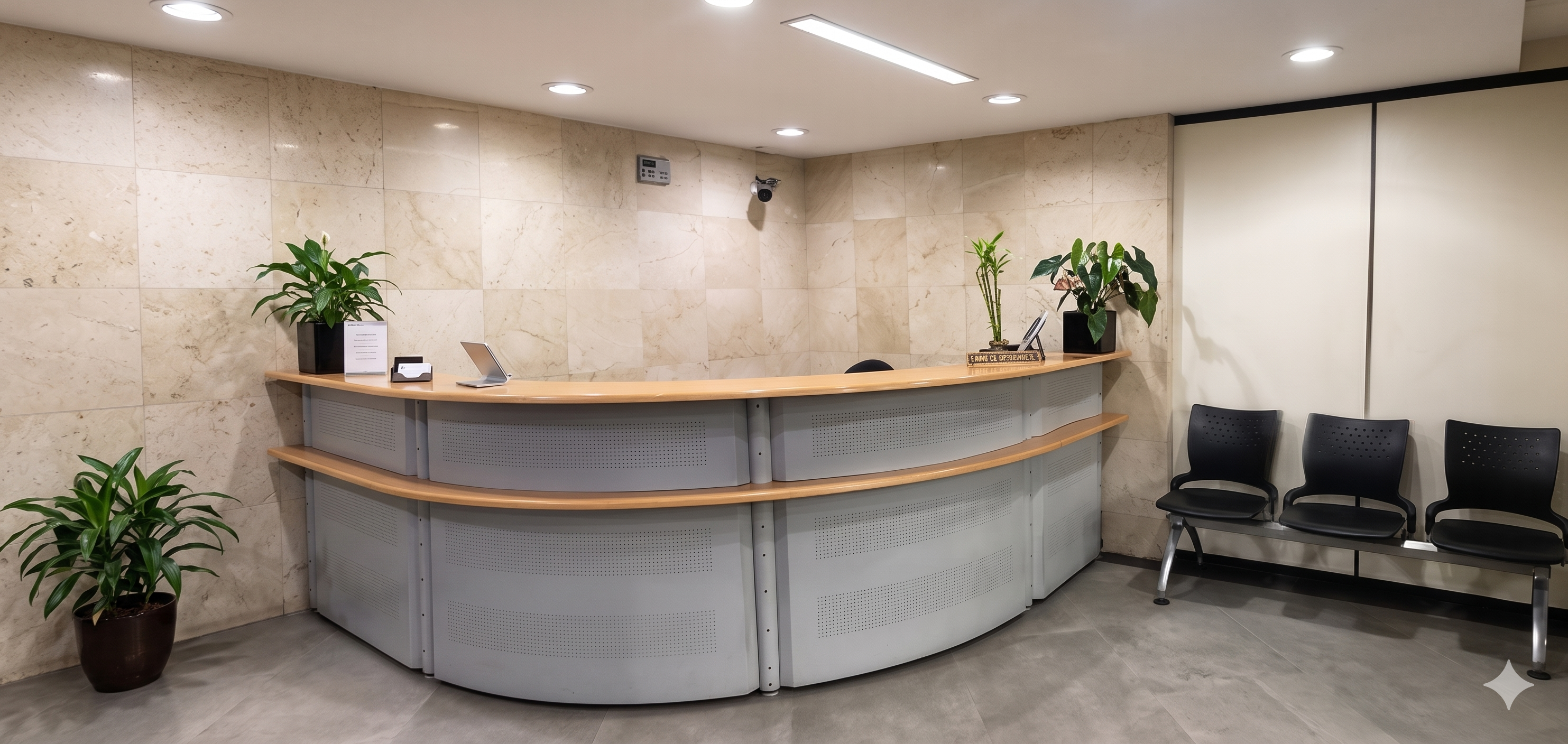 Área de recepción